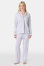 Hearts Long Sleeve Polo Pajamas