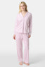 Hearts Long Sleeve Polo Pajamas