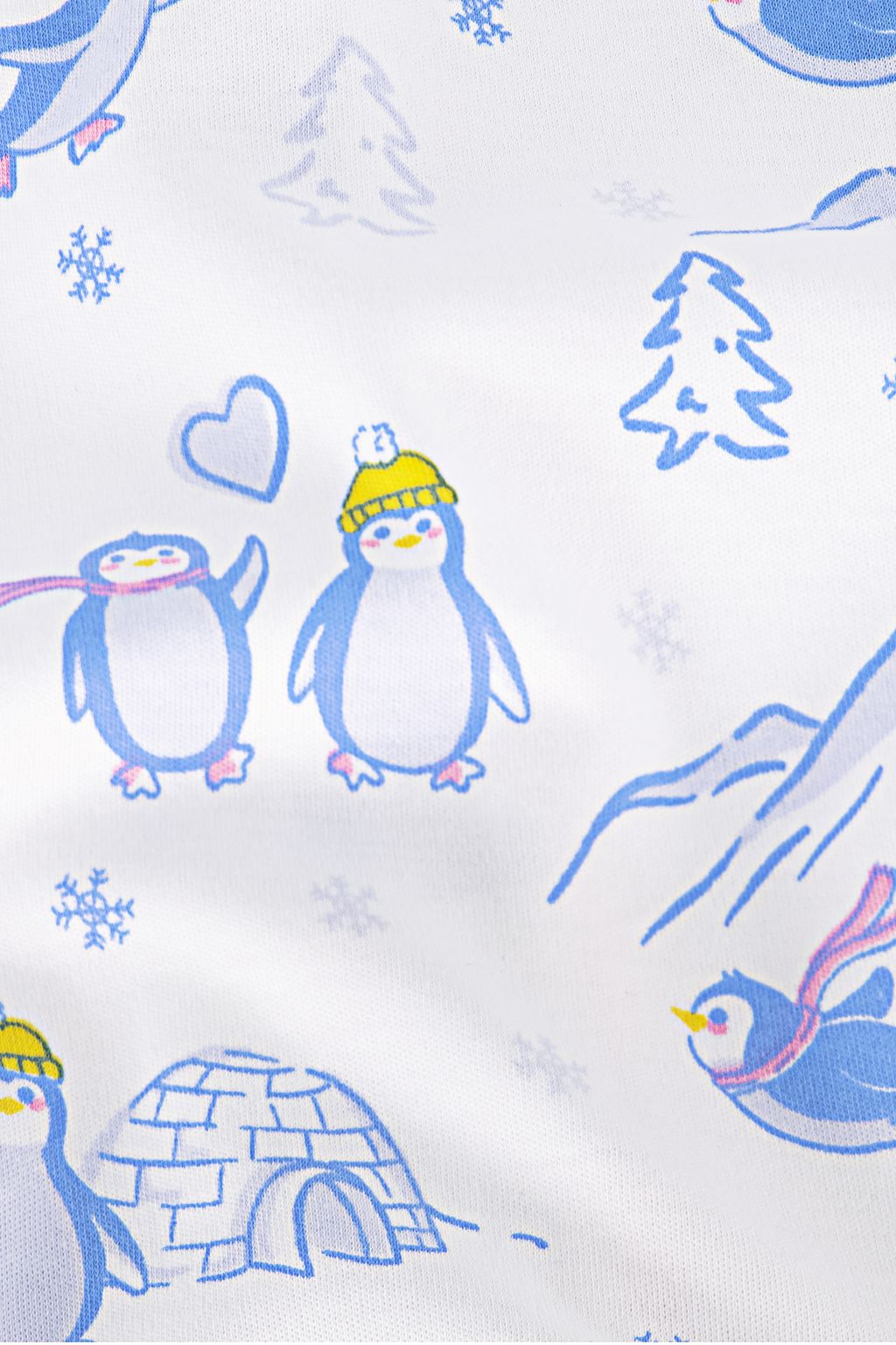 Penguin Party Long Sleeve Polo Pajamas