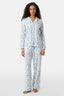 Charleston Monkey Long Sleeve Polo Pajamas