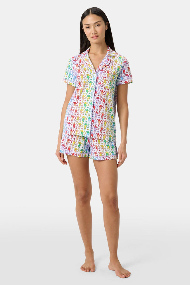 Disco Monkey Polo Pajamas Hover Image