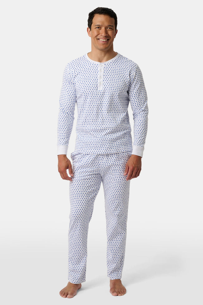 Mens Hearts Spencer Pajamas Hover Image