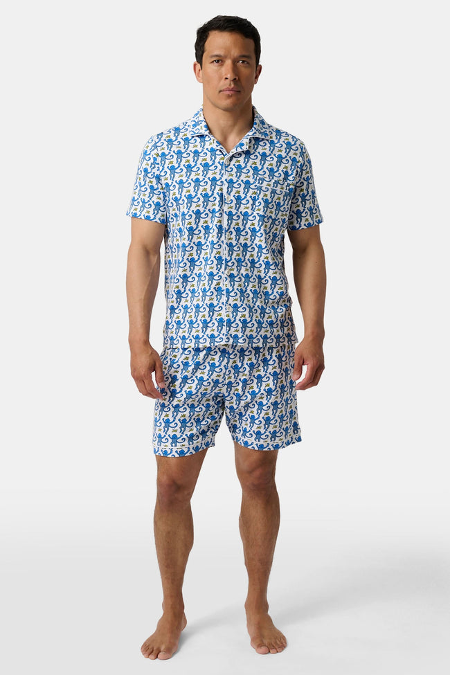 Mens Monkey Louie Pajamas Hover Image
