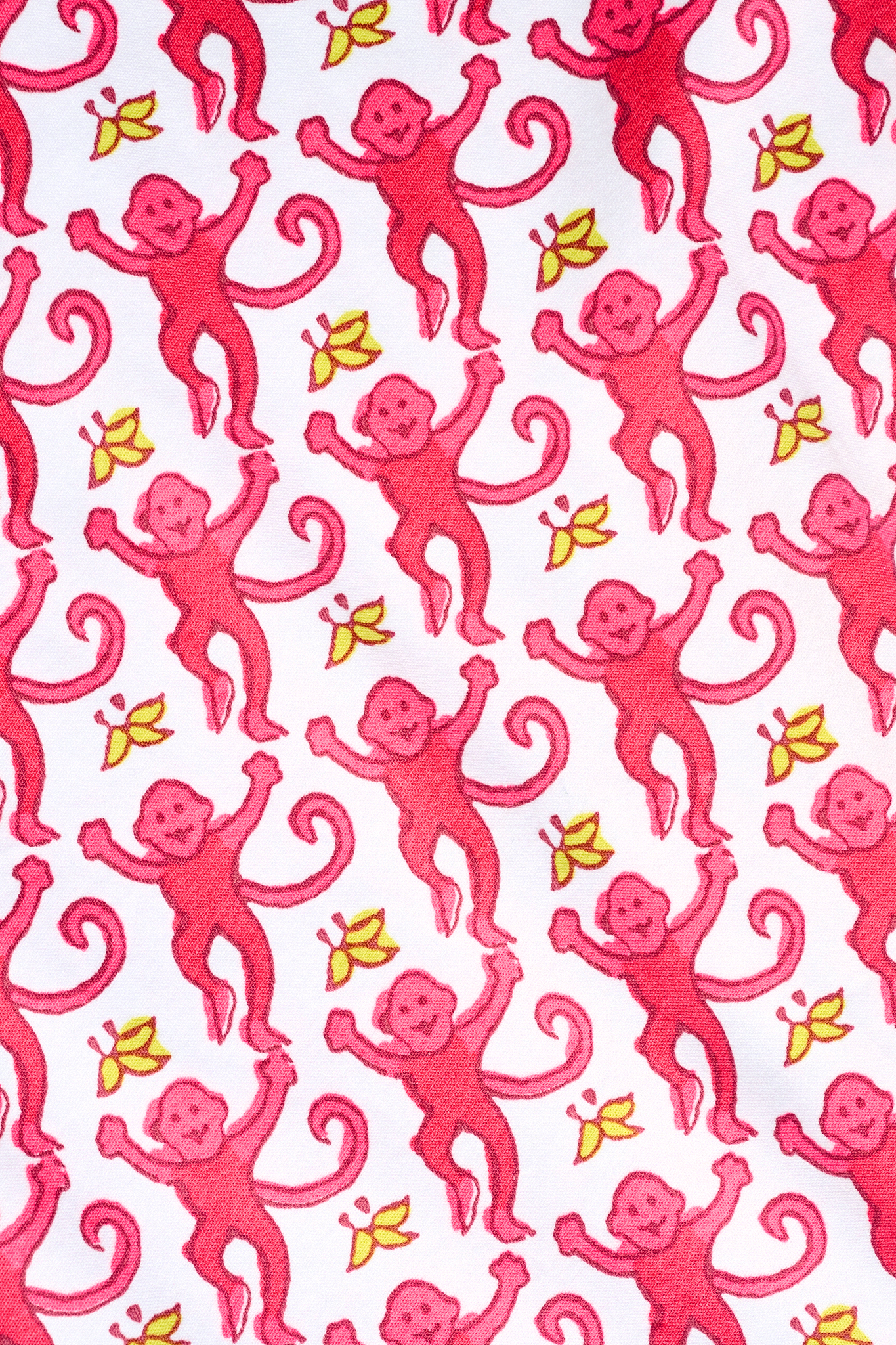 Monkey Long Sleeve Polo Pajamas