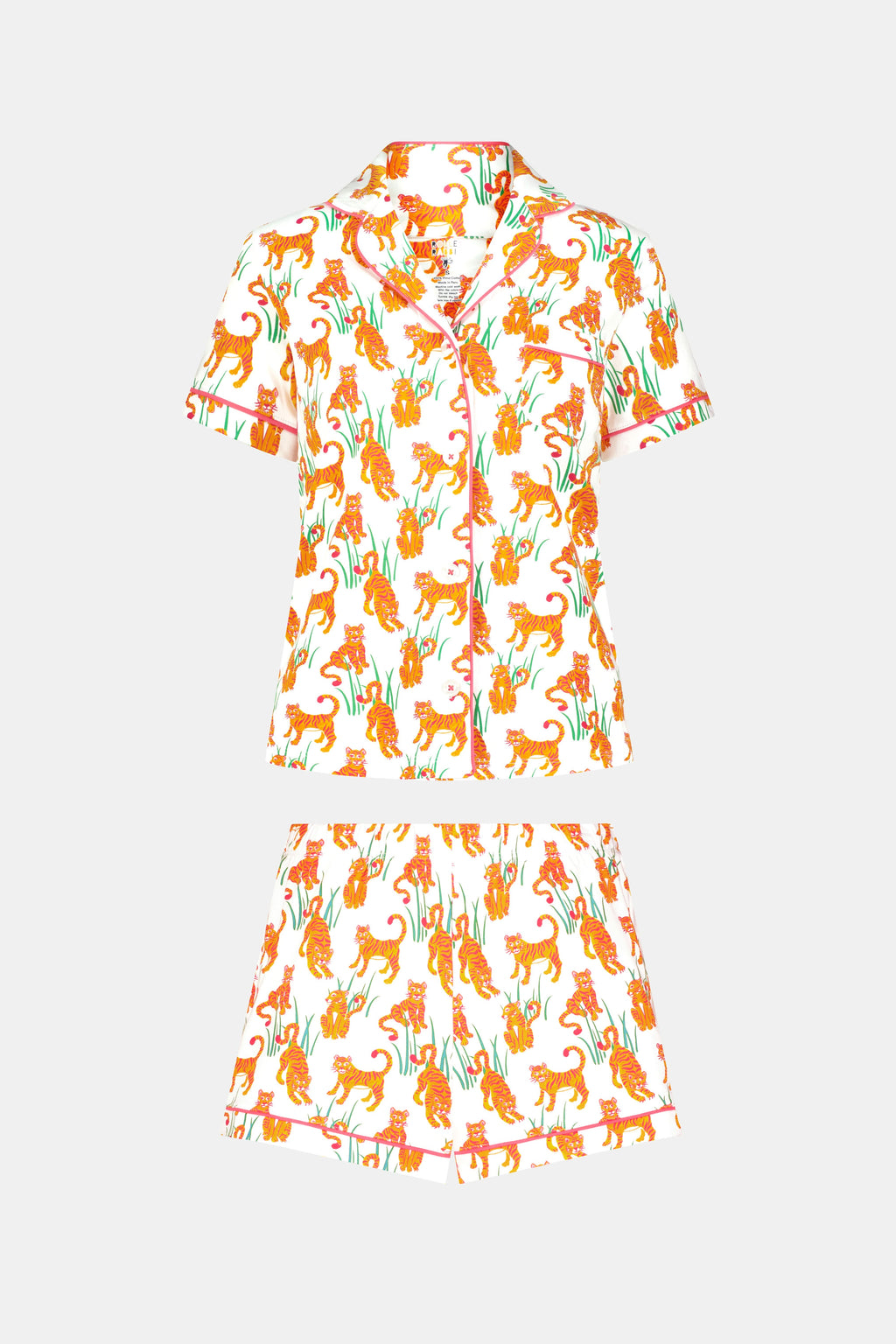 Teddy Tiger Polo Pajamas