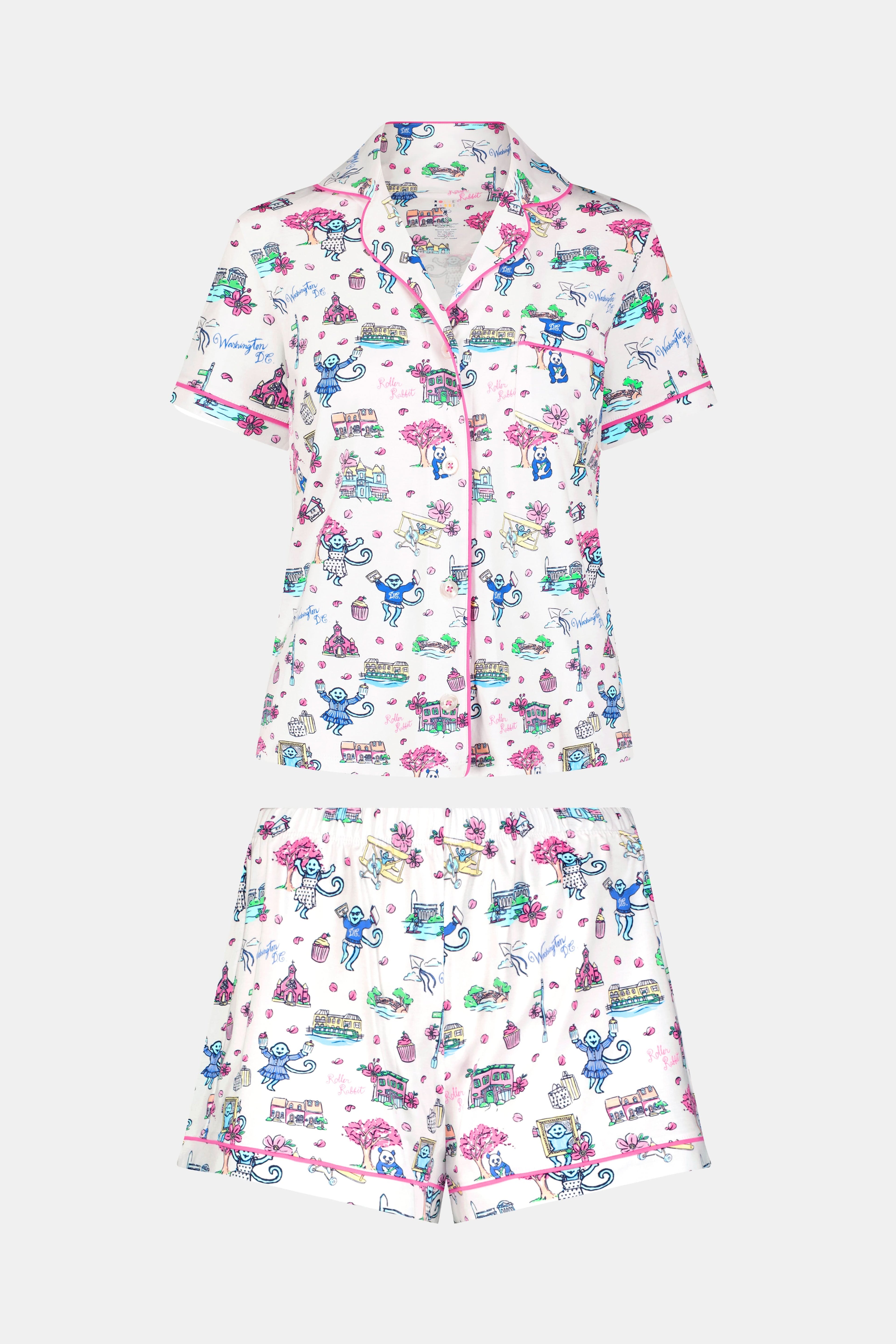 Georgetown Monkey Polo Pajamas