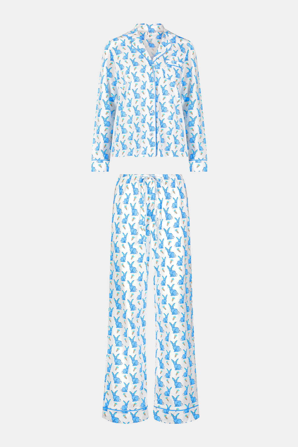 Romy the Rabbit Long Sleeve Polo Pajamas