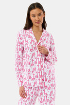 Gigi Giraffe Long Sleeve Polo Pajamas