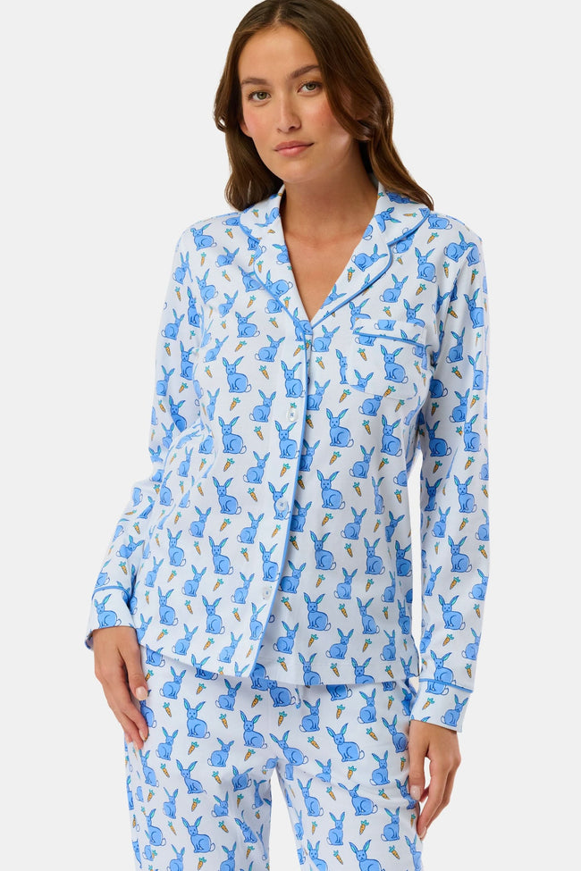 Romy the Rabbit Long Sleeve Polo Pajamas Main Image