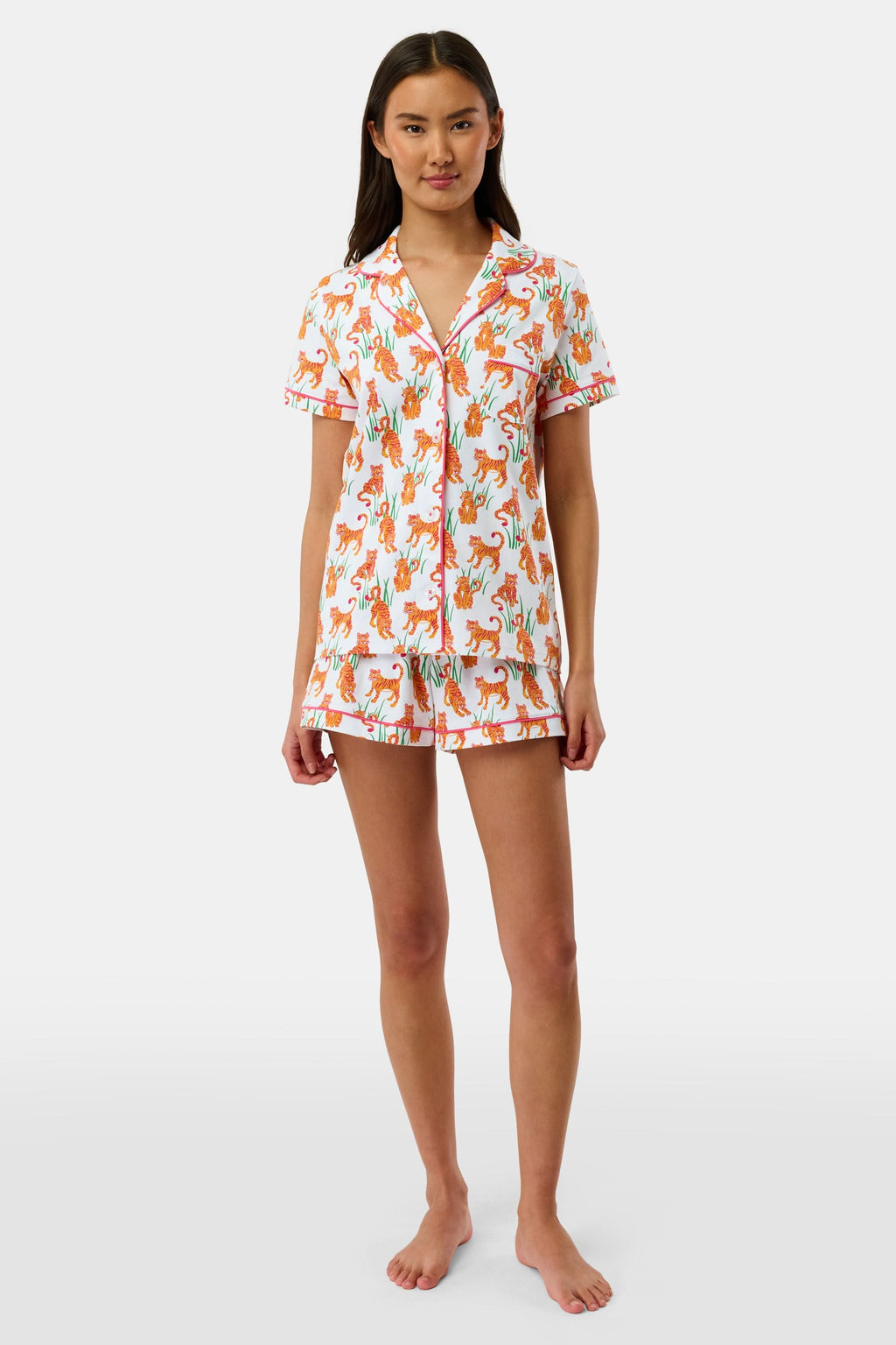 Teddy Tiger Polo Pajamas