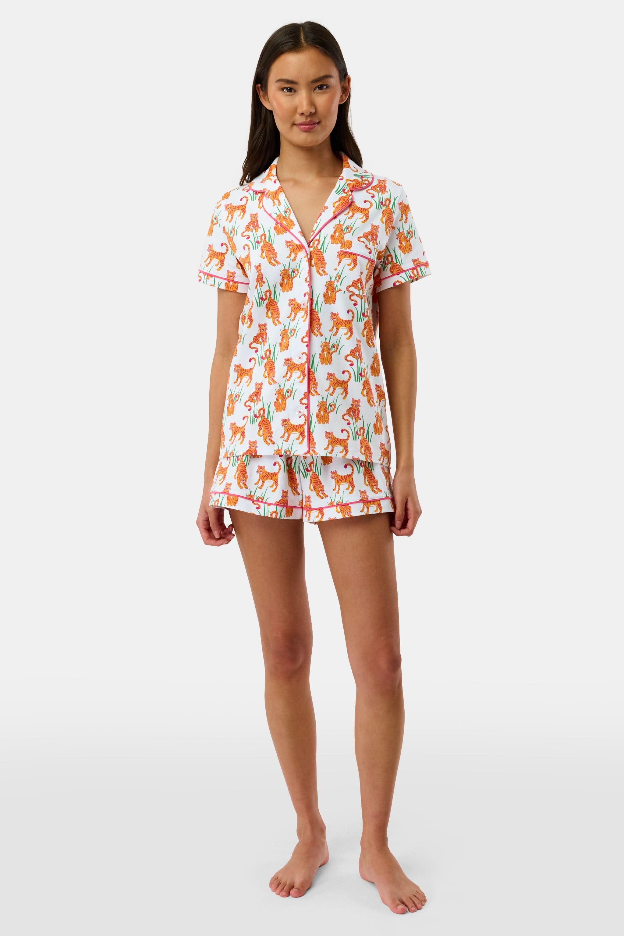 Teddy Tiger Polo Pajamas