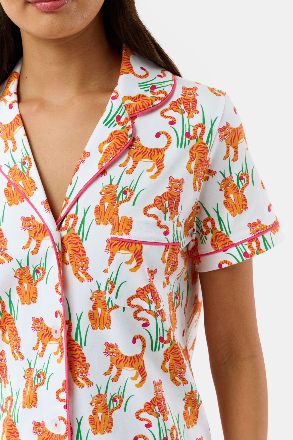 Teddy Tiger Polo Pajamas