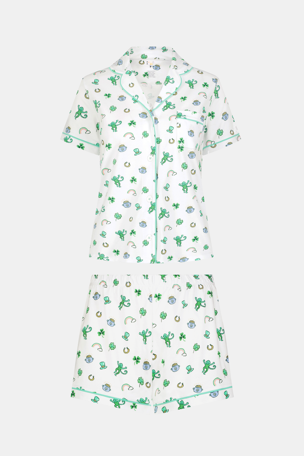 Luck O' the Monkey Polo Pajamas