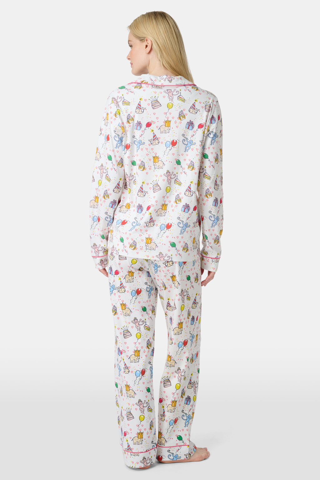 Birthday Bonanza Long Sleeve Polo Pajamas