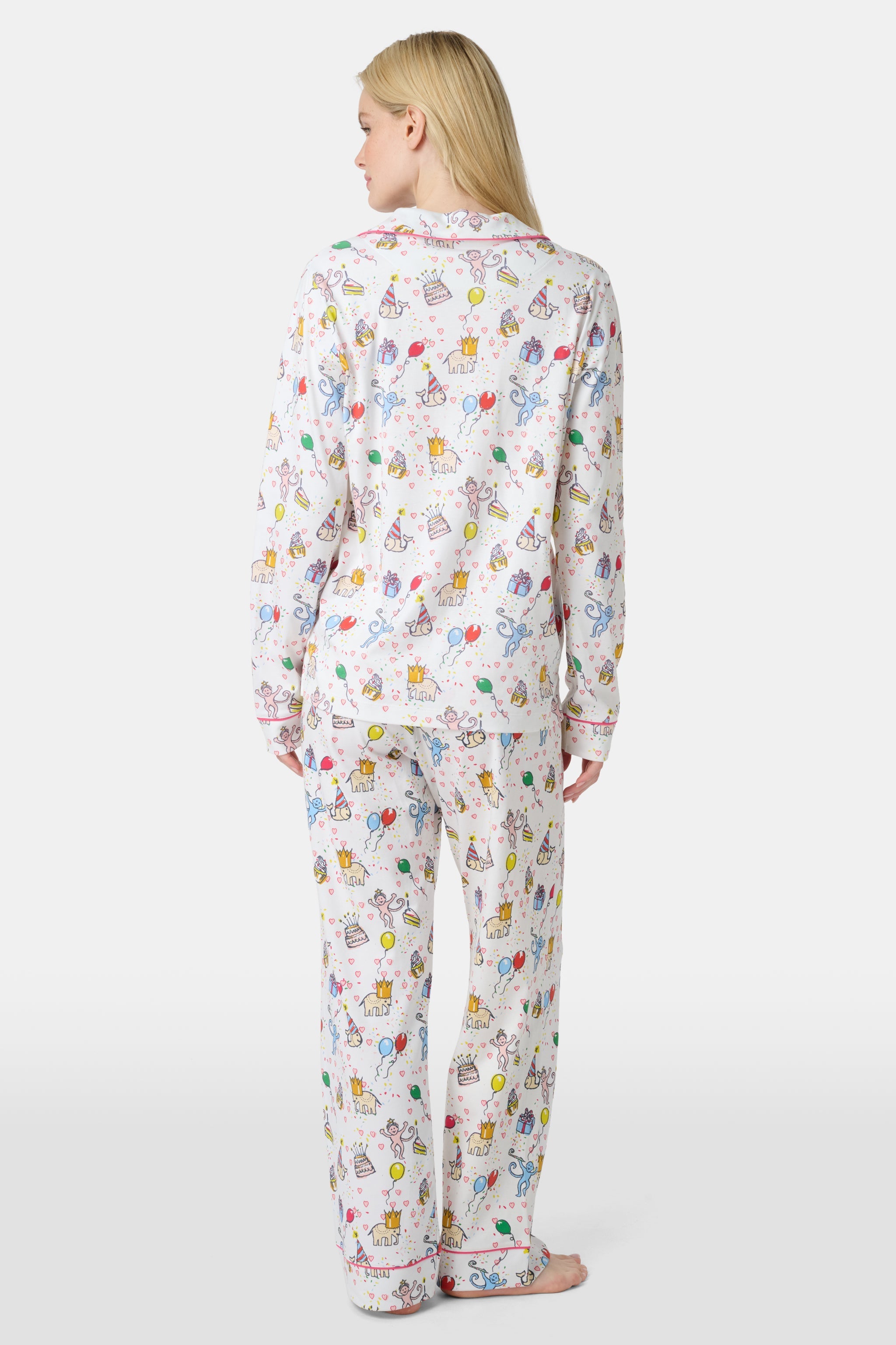Birthday Bonanza Long Sleeve Polo Pajamas