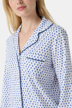 Hearts Long Sleeve Polo Pajamas