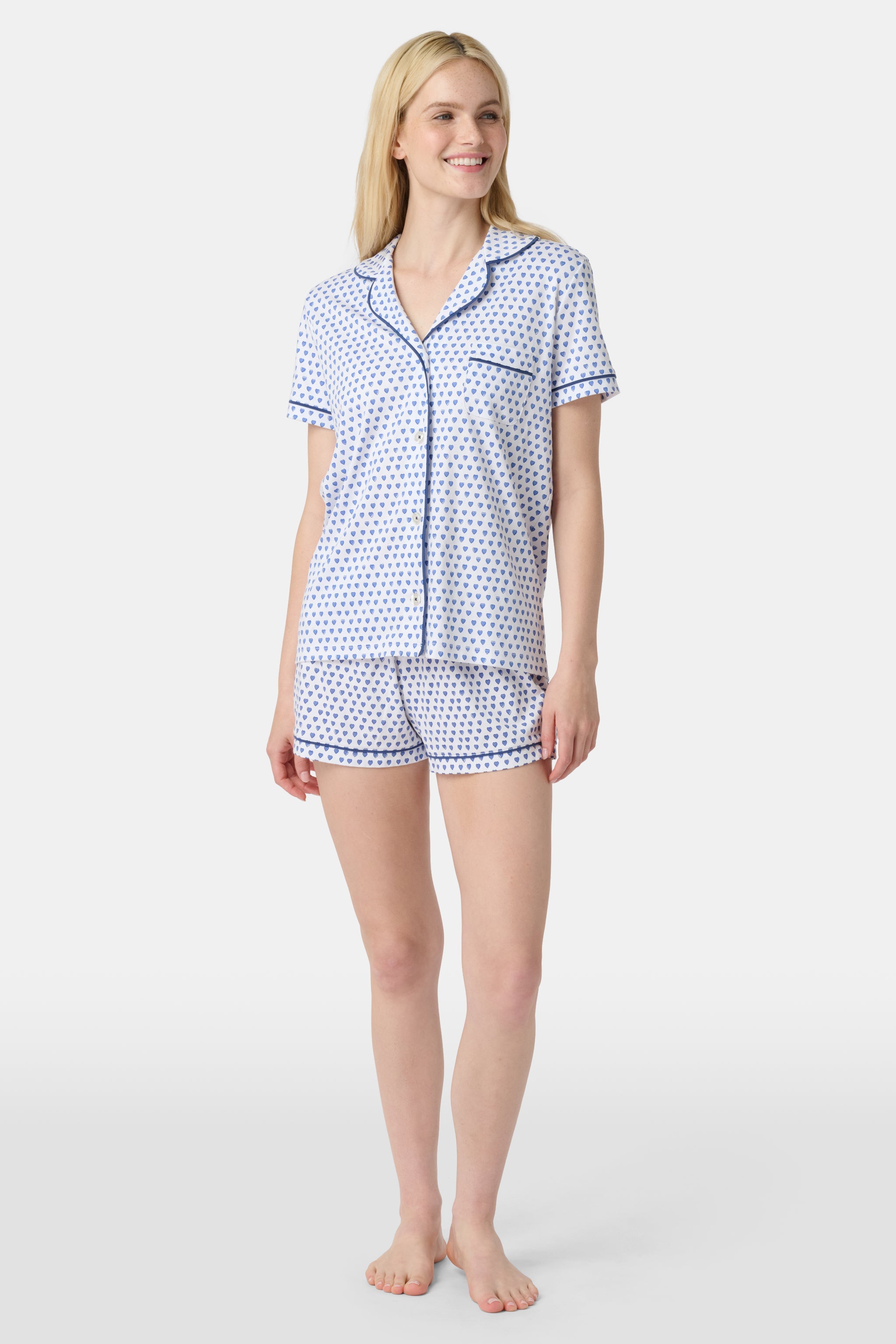 Hearts Polo Pajamas