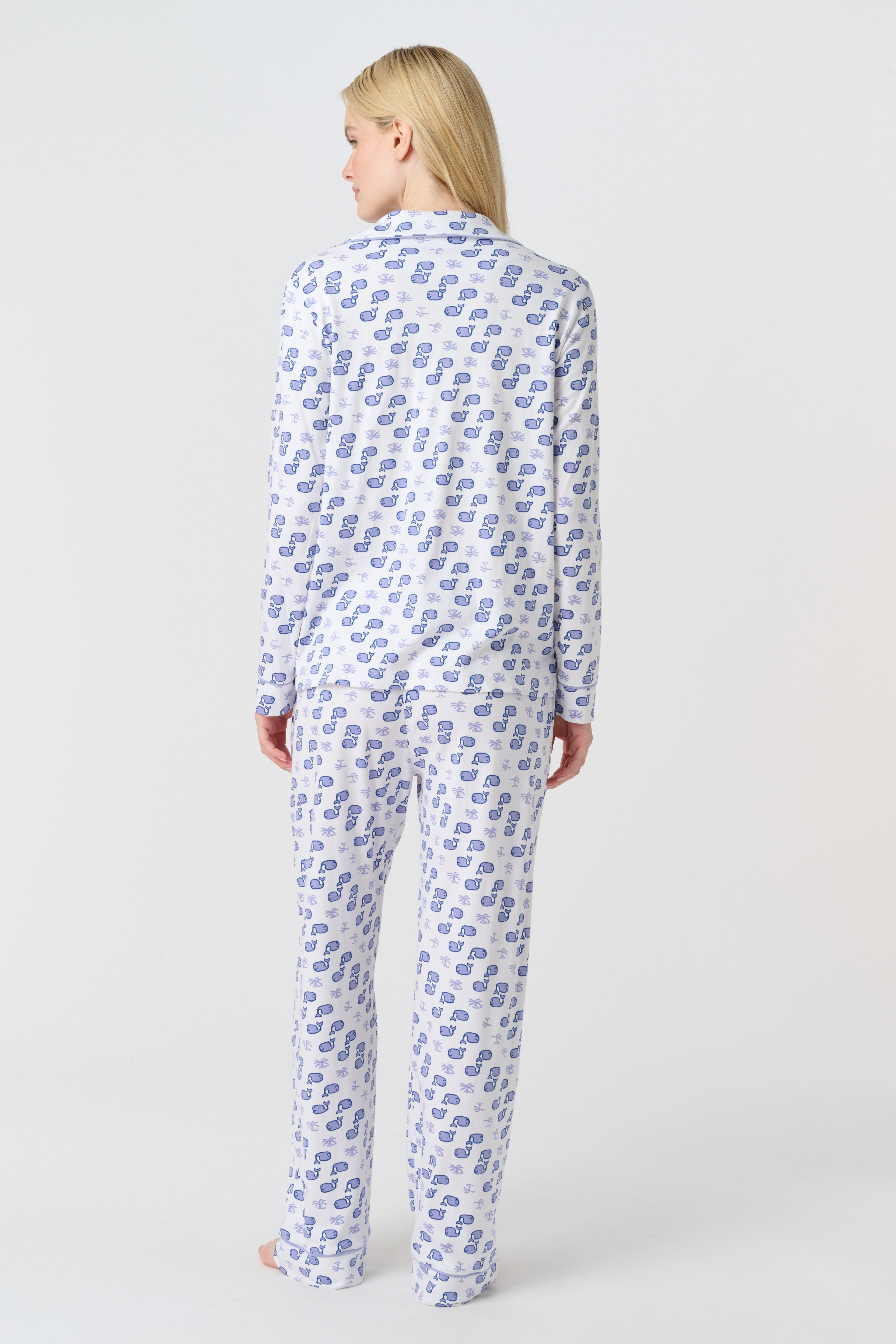 Moby Long Sleeve Polo Pajamas