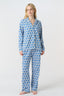 Monkey Long Sleeve Polo Pajamas
