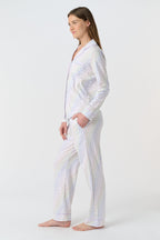 Disco Hearts Long Sleeve Polo Pajamas