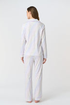 Disco Hearts Long Sleeve Polo Pajamas