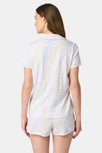 Disco Hearts Polo Pajamas