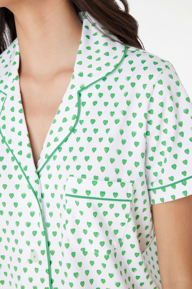 Hearts Polo Pajamas Main Image