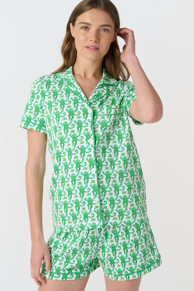 Monkey Polo Pajamas Hover Image