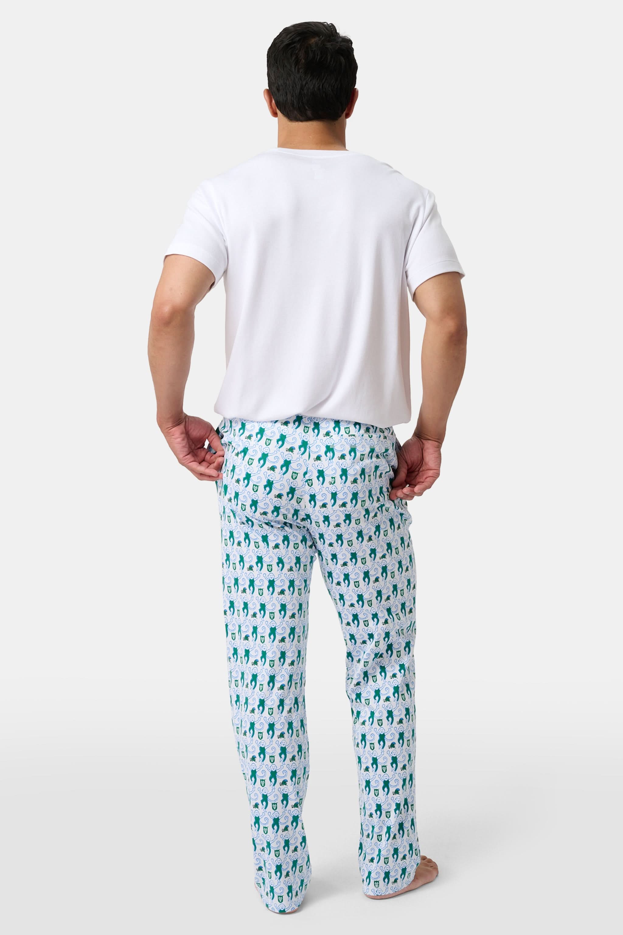 Mens Green Wave Lovely Monkey Simon Pant