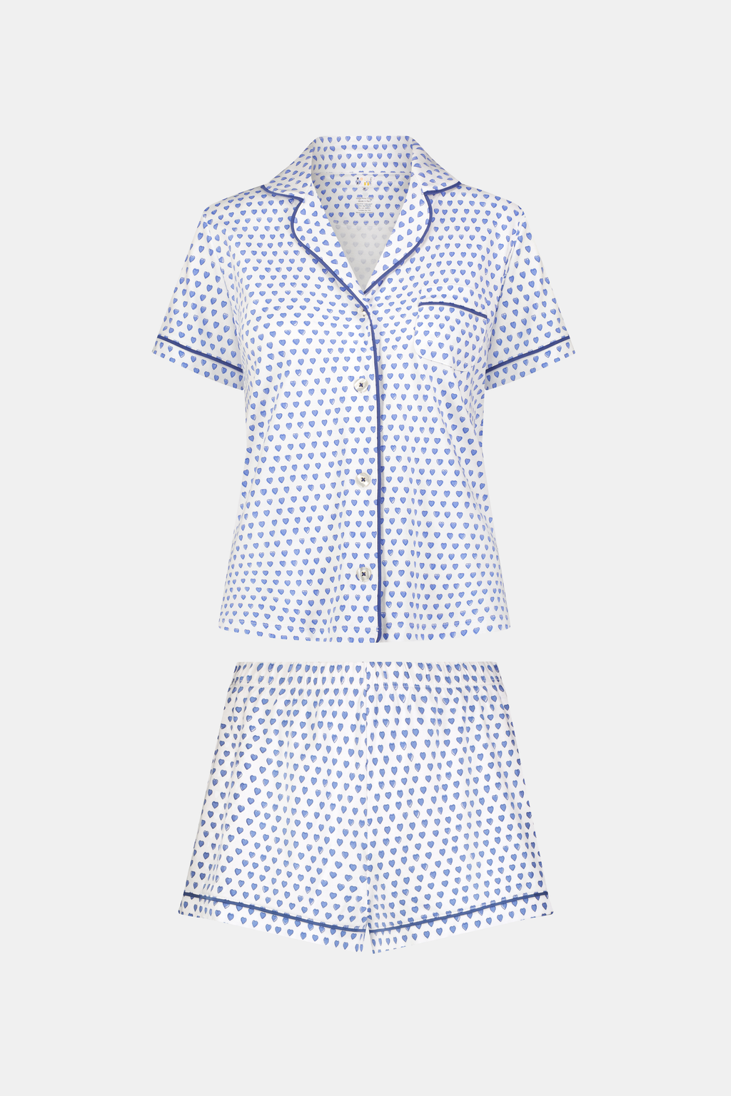 Hearts Polo Pajamas