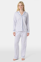 Hearts Long Sleeve Polo Pajamas