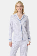 Hearts Long Sleeve Polo Pajamas