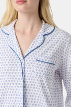 Hearts Long Sleeve Polo Pajamas