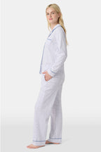 Hearts Long Sleeve Polo Pajamas