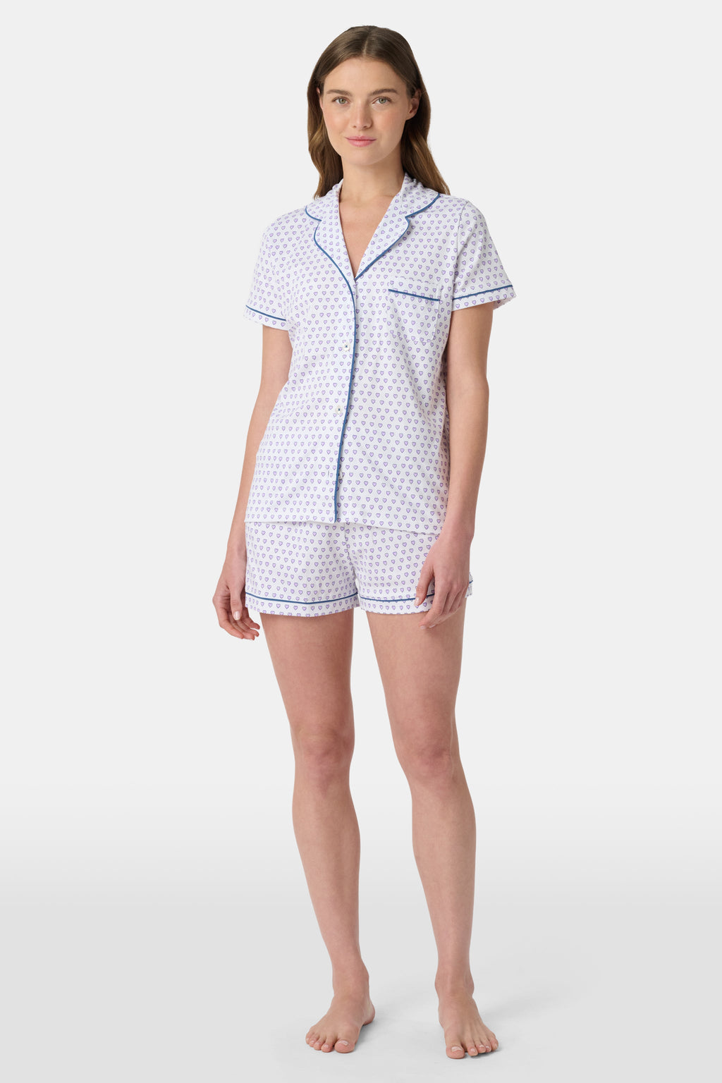 Hearts Polo Pajamas