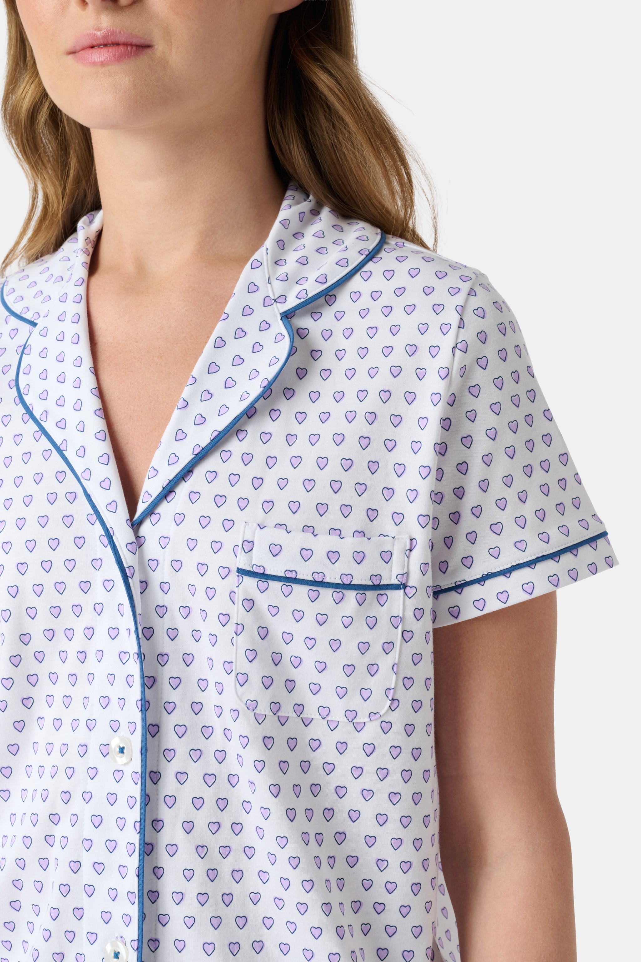 Hearts Polo Pajamas