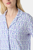 Monkey Long Sleeve Polo Pajamas