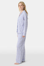 Monkey Long Sleeve Polo Pajamas