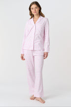 Lovely Monkey Long Sleeve Polo Pajamas