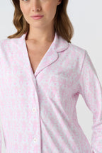 Lovely Monkey Long Sleeve Polo Pajamas