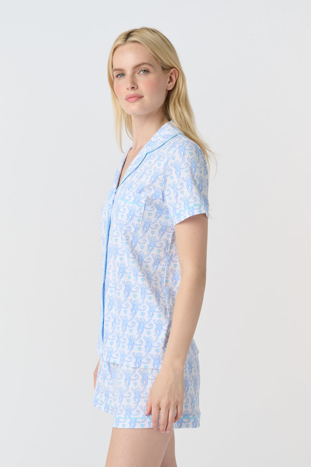 Lovely Monkey Polo Pajamas