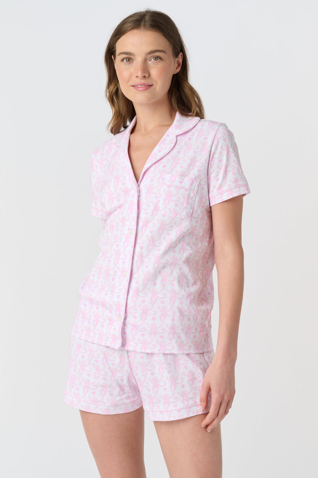 Lovely Monkey Polo Pajamas