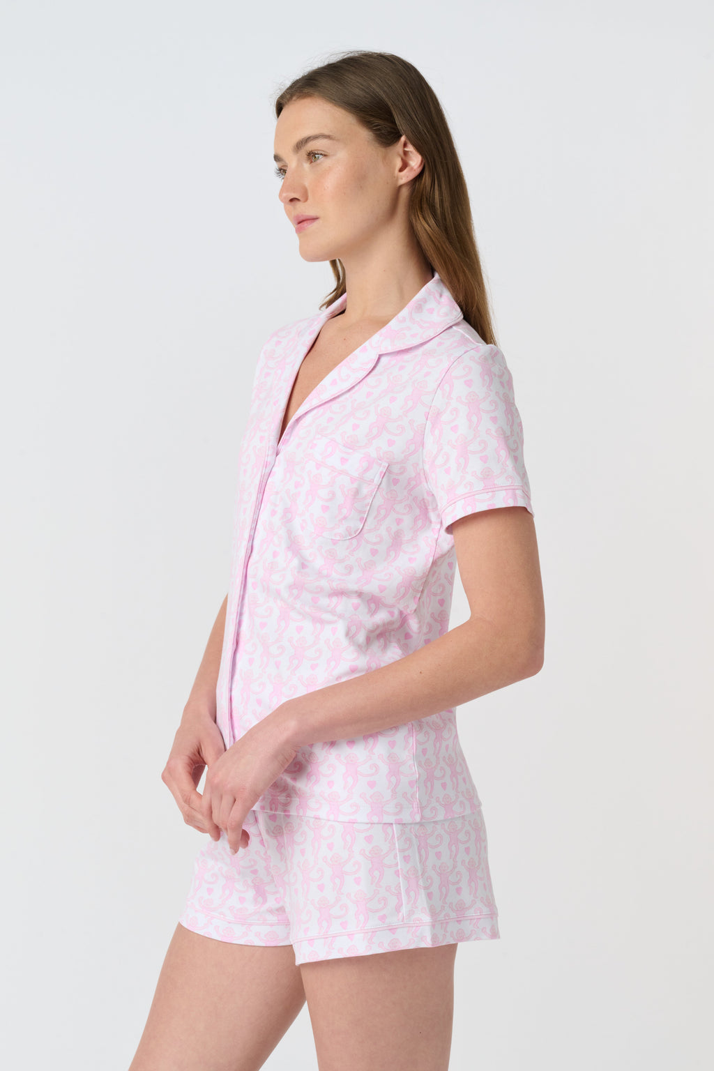 Lovely Monkey Polo Pajamas