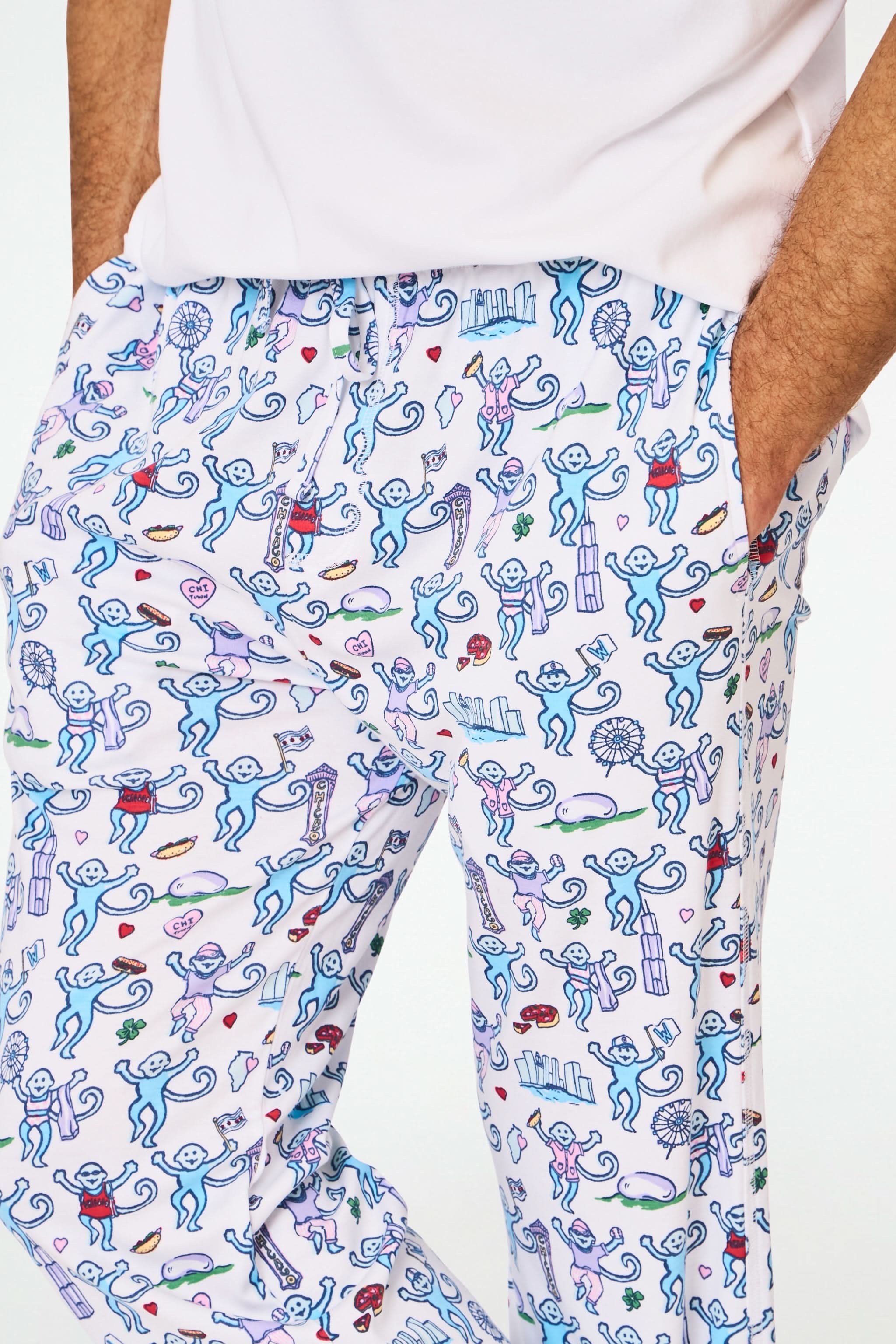 Mens Chicago Monkey Simon Pant
