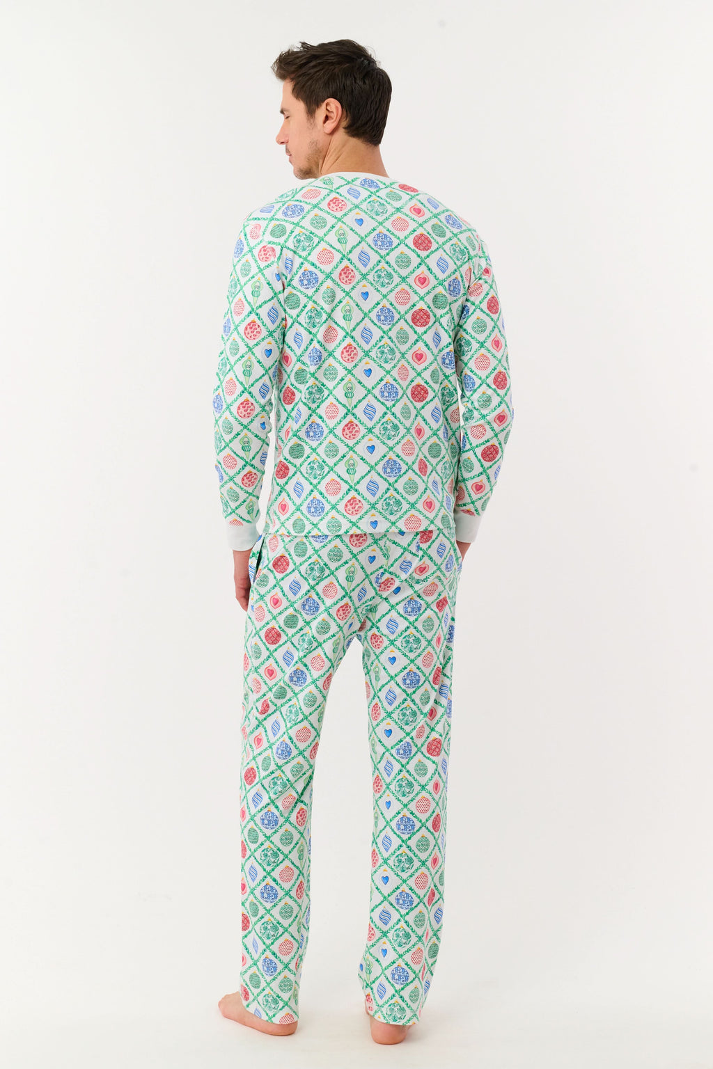 Mens Ornament Trellis Spencer Pajamas