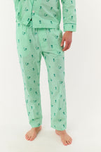 Mens Leo Gingham Loungewear