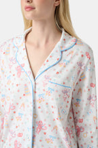 Monkey Said Yes Long Sleeve Polo Pajamas