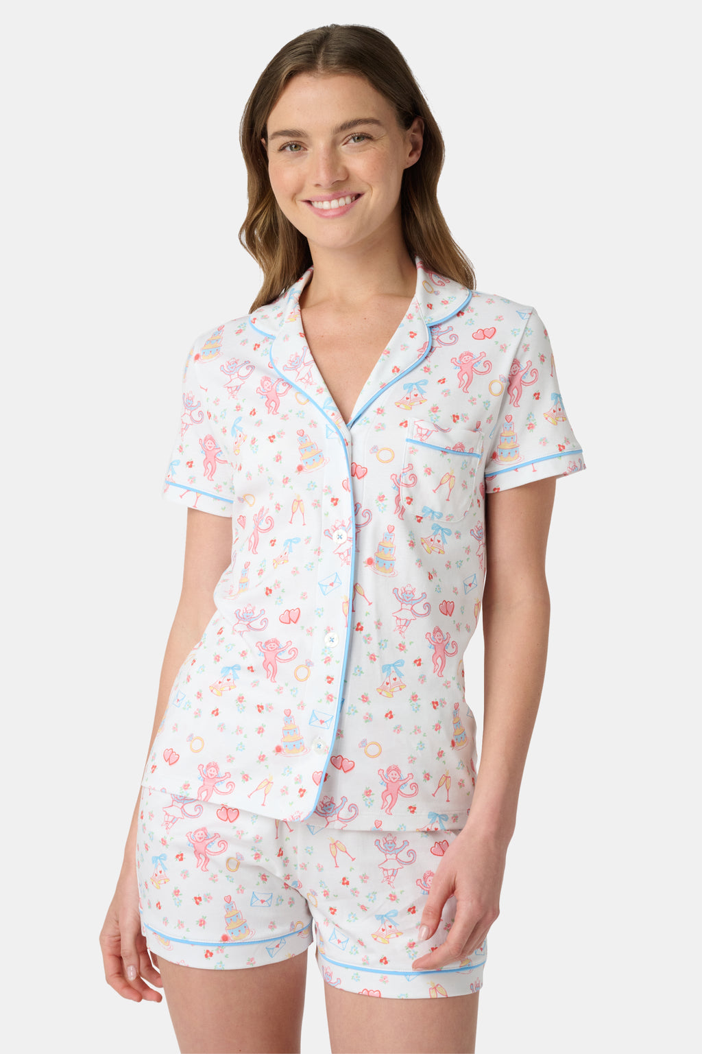 Monkey Said Yes Polo Pajamas