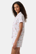 Monkey Block Stripe Polo Pajamas