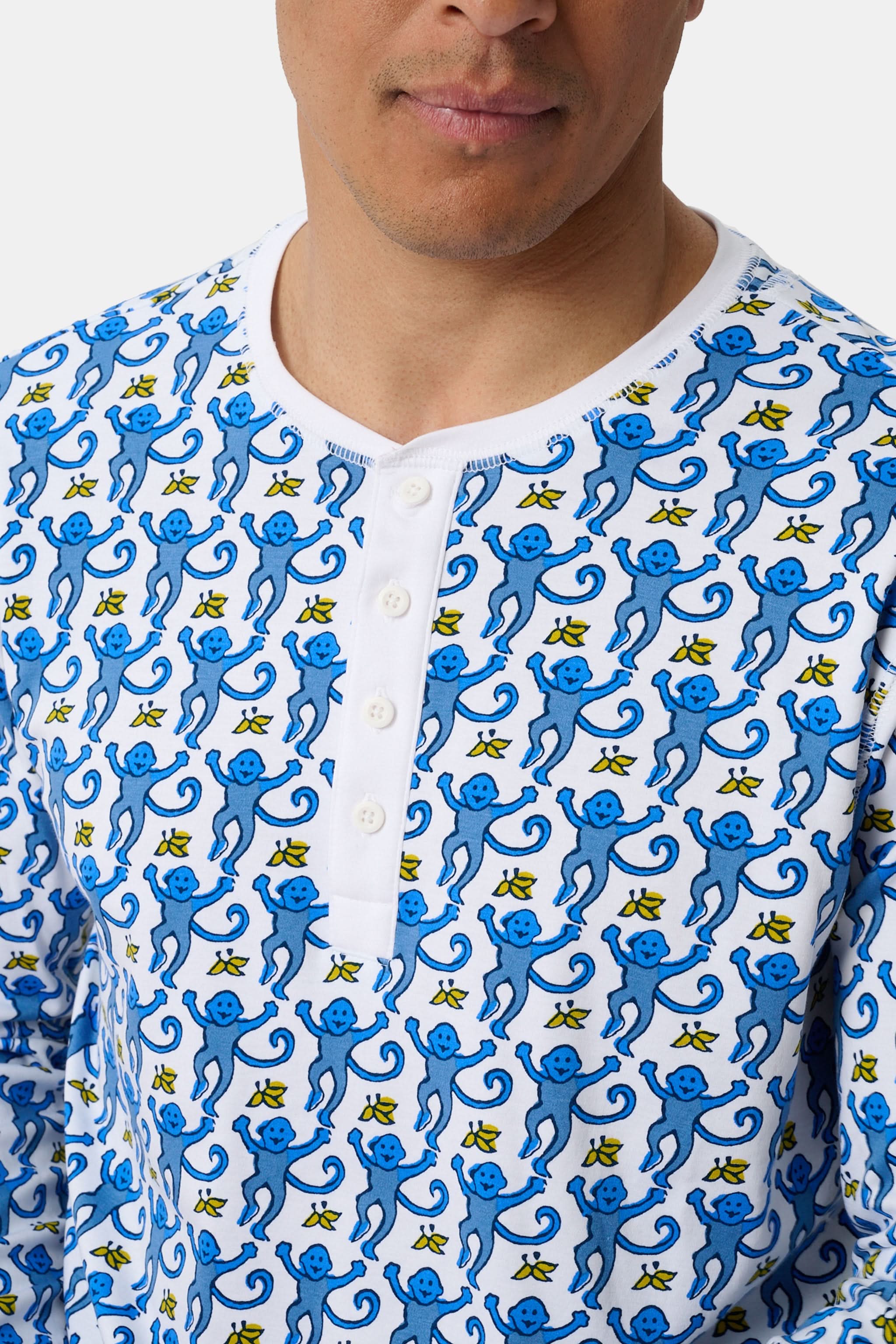 Mens Monkey Spencer Pajamas